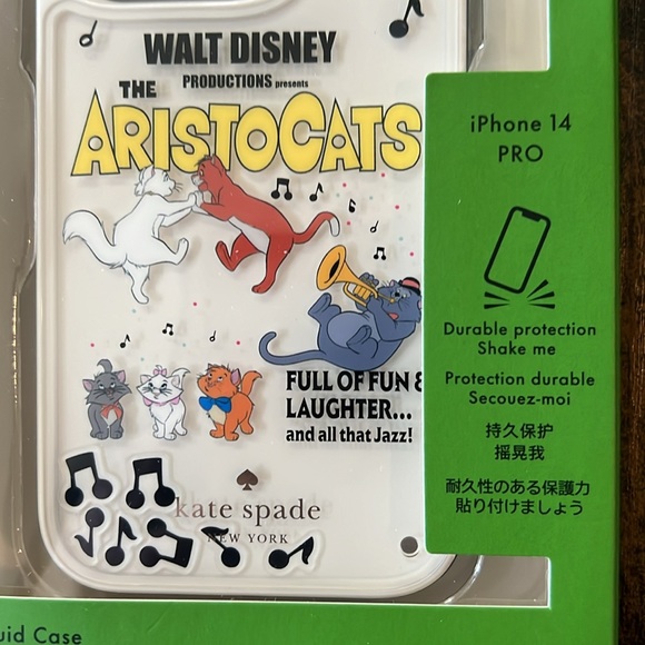 Kate spade Disney x aristocats iPhone 14 PRO phone case - Picture 3 of 4